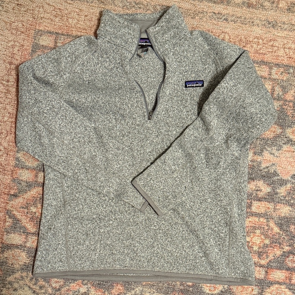 Patagonia Women’s Zip-Up Sweater in Gray